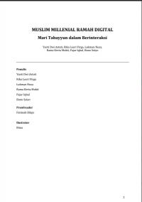Image of E- Book : Muslim Millenial Ramah Digital : Mari Tabbayun dan Berinteraksi