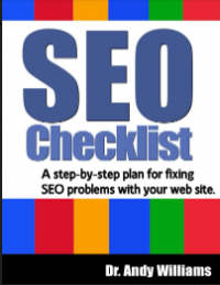 Image of E- Book : SEO Checklist : A Step by Step plan for Fixing SEO Problems with Your Website