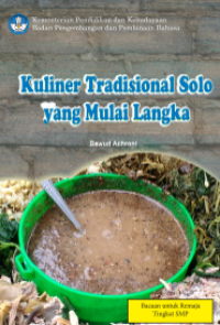 E- Book : Kuliner Tradisional Solo yang Mulai Langka